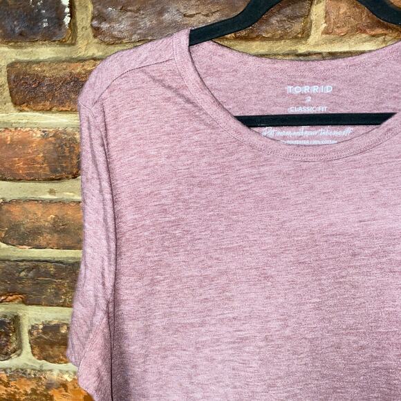 Torrid Sassafras Everyday Crew Signature Jersey Classic Fit Tee Womens Size 2/2X - Picture 3 of 8